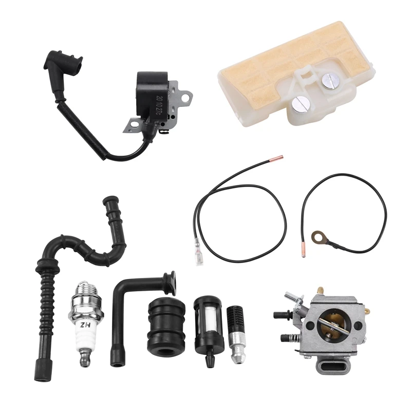 

Набор катушек зажигания карбюратора для Stihl Ms290 Ms310 Ms390 029 039, запчасти для бензопилы, карбюратор, катушка зажигания, набор воздушных фильтров