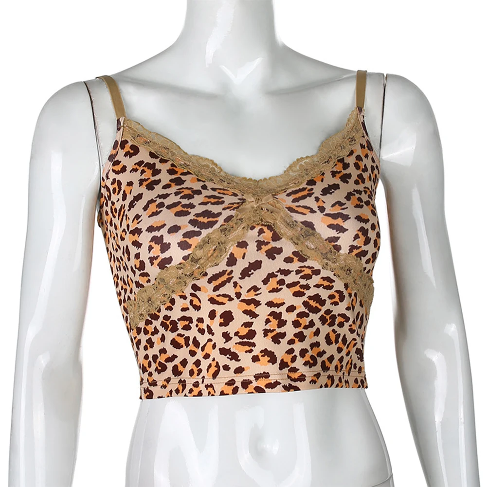 Повседневные леопардовые лоуферы женские летние топы верхний край декорирован