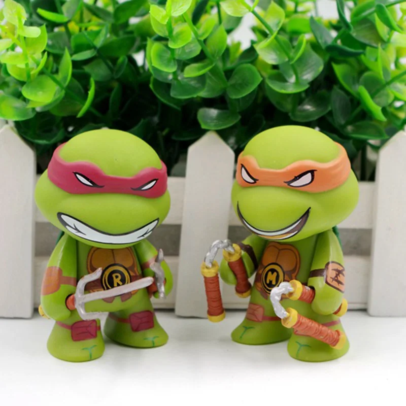 4 шт. классические Мультяшные Черепашки фигурки модель куклы Q версия кукла
