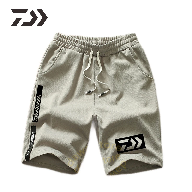 

Daiwa Summer for Fishing Clothing Men Quick Dry Fishing Short Breathable Fishing Pants Cycling Elastic Waist Fishing Clothes Men