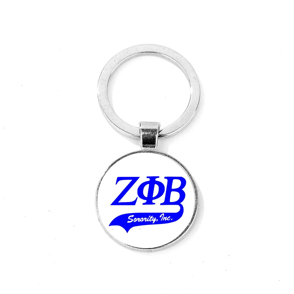 Style 5 SONGDA, новинка, ZETA PHI BETA, очаровательный брелок, греческое братство, ЗПБ, символ сестер, кристалл, купол, брелок, элегантный, для женщин, членов, подарки - Цвет: Style 5