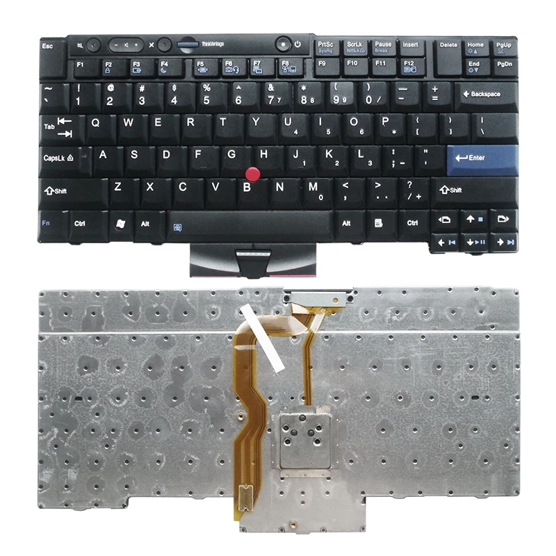 YALUZU Для lenovo для Thinkpad для IBM T410 T410S T400S T520 T420 X220 W500 T510 W510 английская клавиатура для ноутбука US FRU 45N2141