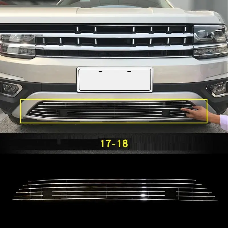 Автомобильная хромированная декоративная решетка внешняя наклейка полоса