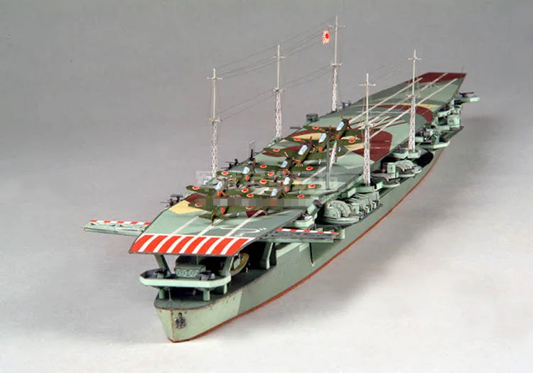 1:400 Scale Japanese Aircraft Carrier Zuiho DIY Paper Model Kit Puzzles Handmade Toy | Игрушки и хобби