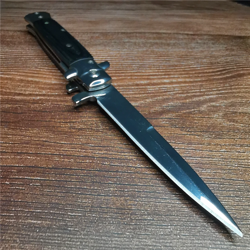 Складной нож 9CR18MOV быстрооткрывающийся портативный тактический карманный Клинок