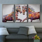 Живопись Холст Картина лошадь Тигр Лев украшение на стену, живопись маслом на холсте стены плакат и печати для Гостиная для домашнего декора без рамки