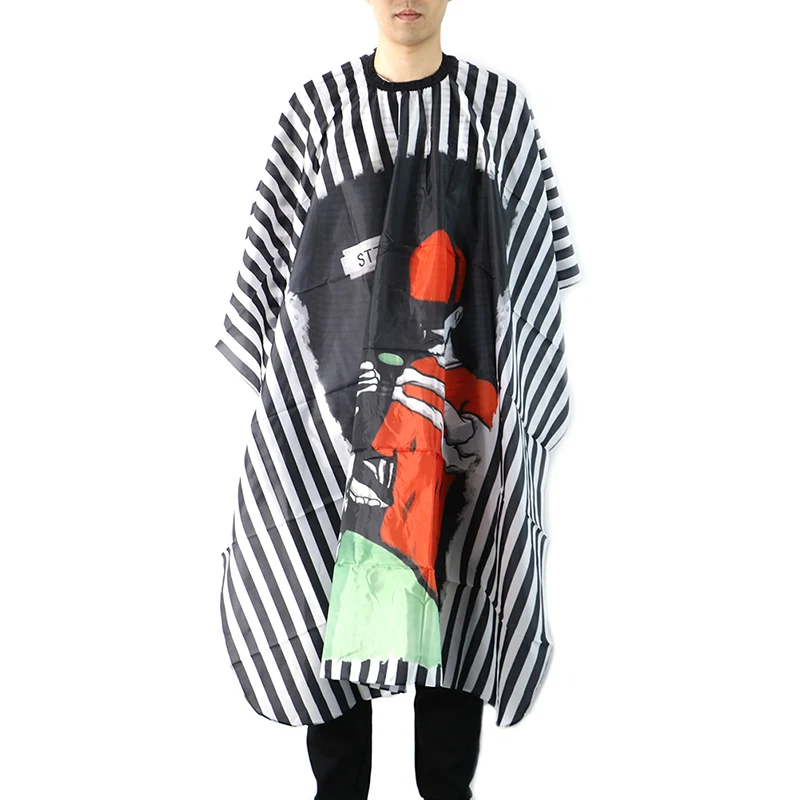 Водонепроницаемый ткань для стрижки волос стрижка узор накидка салона