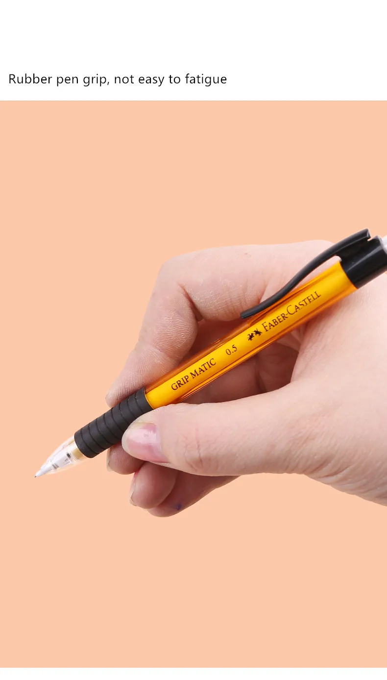 Faber-Castell 1338 полностью автоматические карандаши 0,5 мм пишущий карандаш набор 4 цвета на выбор канцелярские принадлежности для начальной школы с заправкой