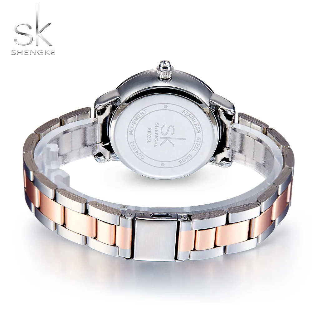 

Anke Store Women Watches Luxury Fashion Stainless Steel Strap Diamond Dial Waterproof Gold Quartz Watch Gifts Relojes Para Mujer