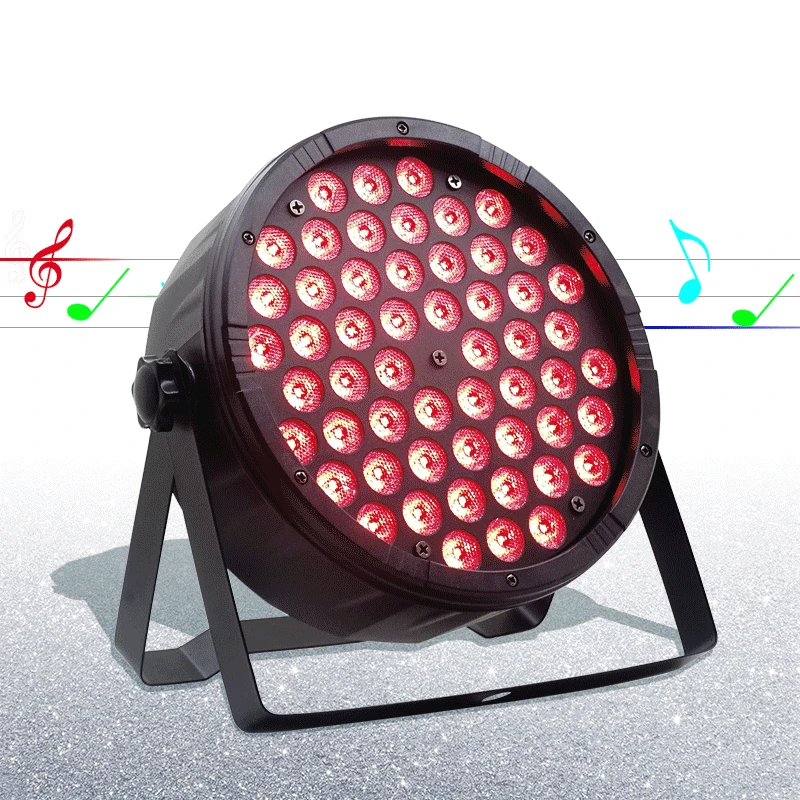 12Pcs/lots 54x3W RGB 3in1 Led Par Lights 54*3w Disco Wedding Party Wall Wash Light DMX 512 Controller Effect Stage | Лампы и освещение
