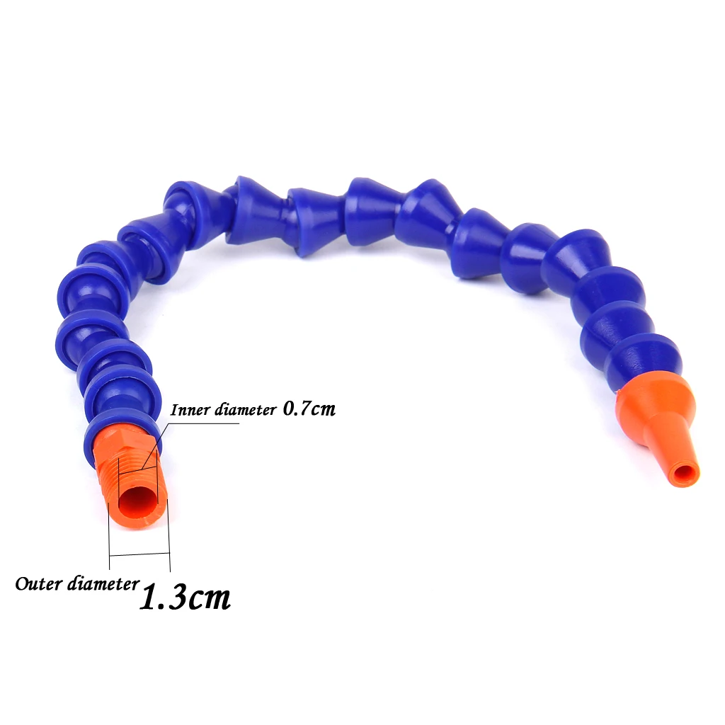 

6PCS Long 11.9" Coolant Water Oil Hose Pipe for Cooling Milling Lathe Dia. 0.5"