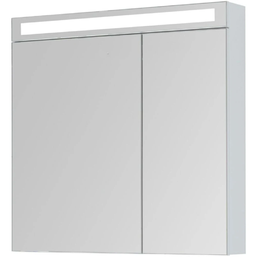 Зеркальный шкаф Dreja Max белый глянец |