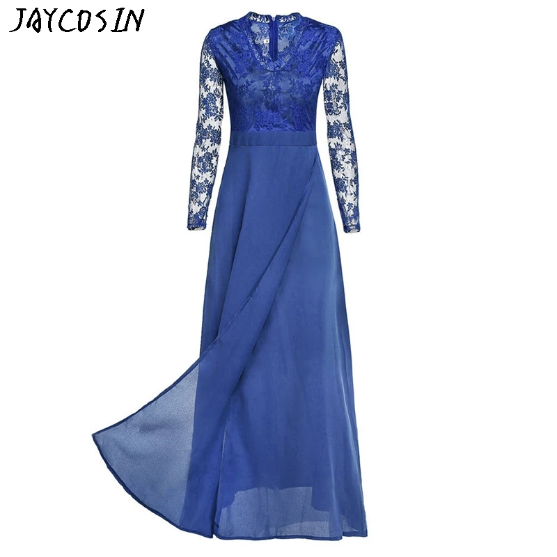 Кружевное рождественское платье в сеточку элегантное женское с длинным рукавом