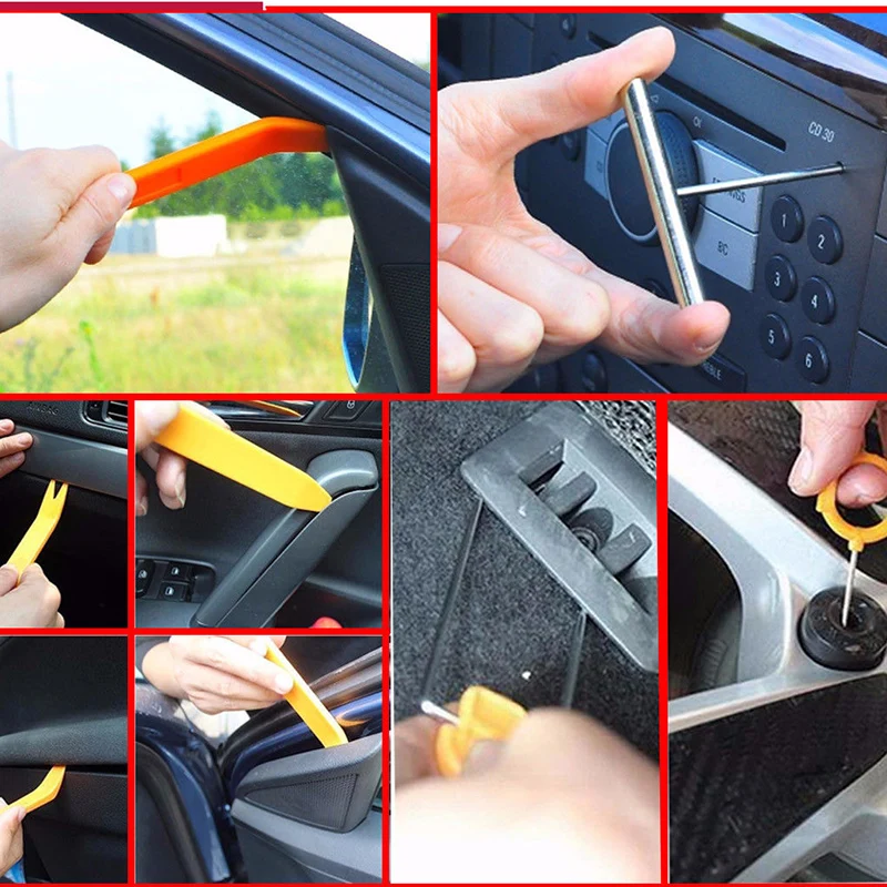 12 шт. автомобильный Радио панель дверной зажим приборной панели отделочные