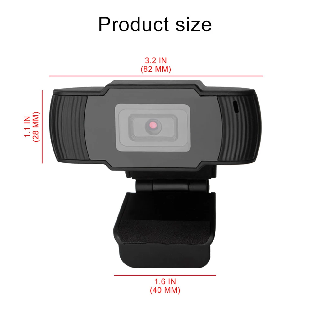 

HD 1080P Web Camera USB2.0 Webcam with Mic for Computer PC Laptop Video Conferencing Netmeeting @M23