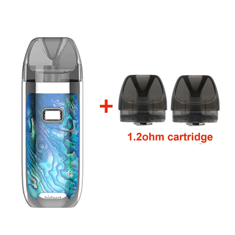 New arrival GeekVape Bident Kit with 950mAh Built-in Battery Dual Coil Pod System Kit 2ML/3.5ML POD MTL/DTL vape kit - Цвет: Silver with 1.2ohm
