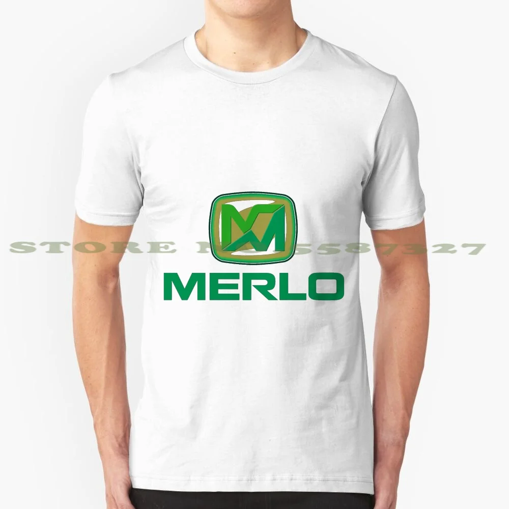 

Черно-белая футболка с логотипом Merlo для мужчин и женщин, чехол Jcb, фендт, вальтра, претендентор, массе, Фергюсон, Кубота, Джон Клаас, дейтц, Fahr
