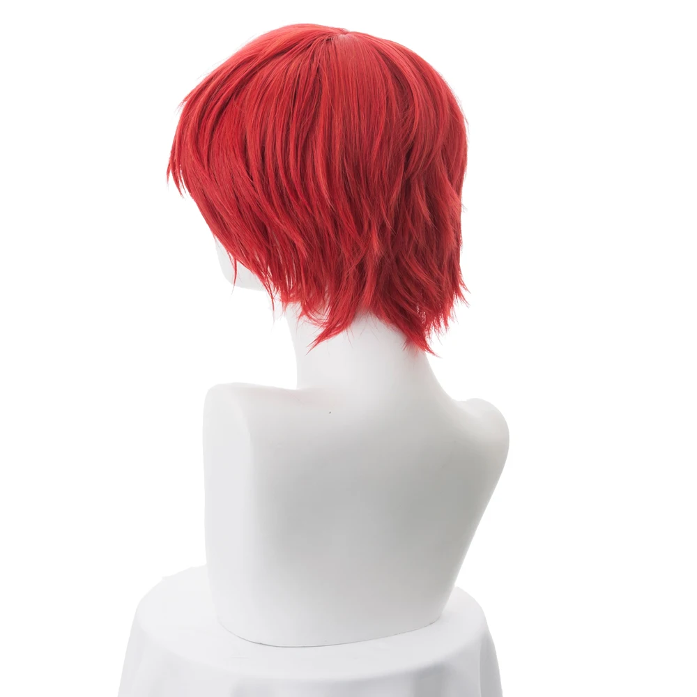 Karma Akabane Akashi Seijuro Sasori короткий красный костюм для косплея парик Термостойкое