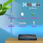 ТВ-приставка H96 MAX RK3566, Android 11, 8 + 64432 Гб, поддержка 1080p, 8K, 24fps, Google Play, Youtube, H96Max