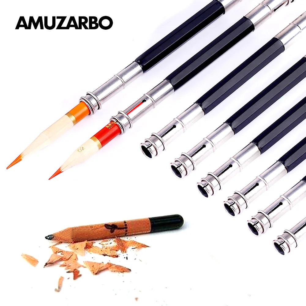 Карандаш удлинитель из нержавеющей стали с двумя головками|Стержни для ручек| |