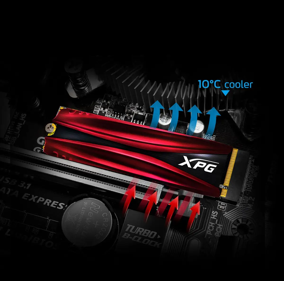 ADATA XPG GAMMIX S11 Pro M2 SSD NVMe 2 ТБ M.2 2280 PCIe Внутренний твердотельный накопитель для