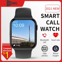 original iwo dt100 smart watch men women bluetooth call 1 75inch 3d full screen touch ip68 waterproof smartwatch for apple watch