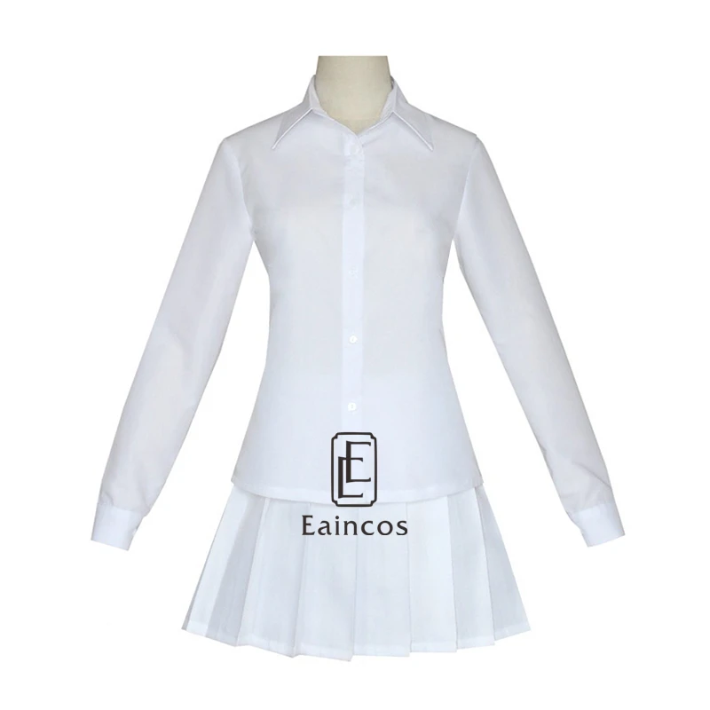 Костюмы для Хэллоуина и косплея "Обещанный Никогда не Вернуться": Эмма, Норман, Рэй, студенческие униформы и парики с татуировками.