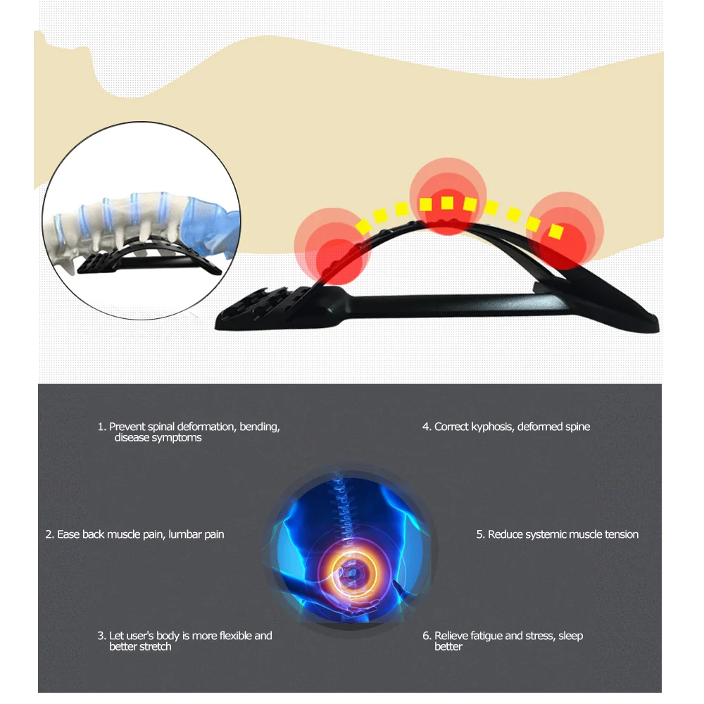 

Lumbar disc, waist massager, chiropractor, acupuncture, magnetic therapy, waist correction, waist relaxation, back massager