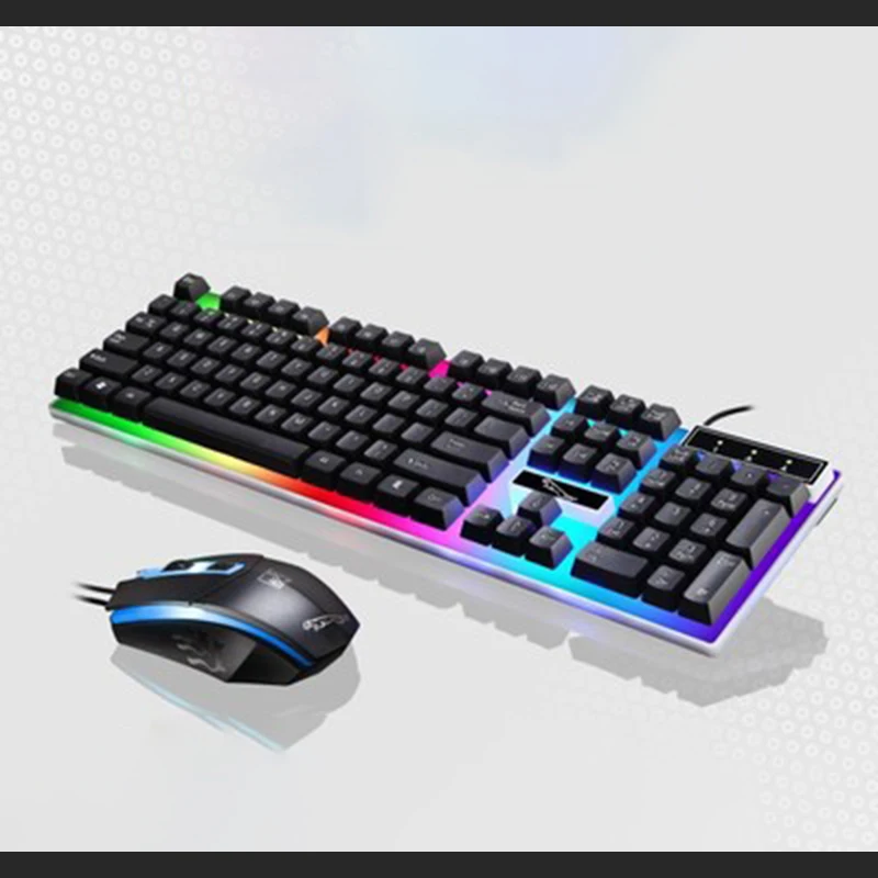 Механическая клавиатура с 104 клавишами синий переключатель игровые клавиатуры