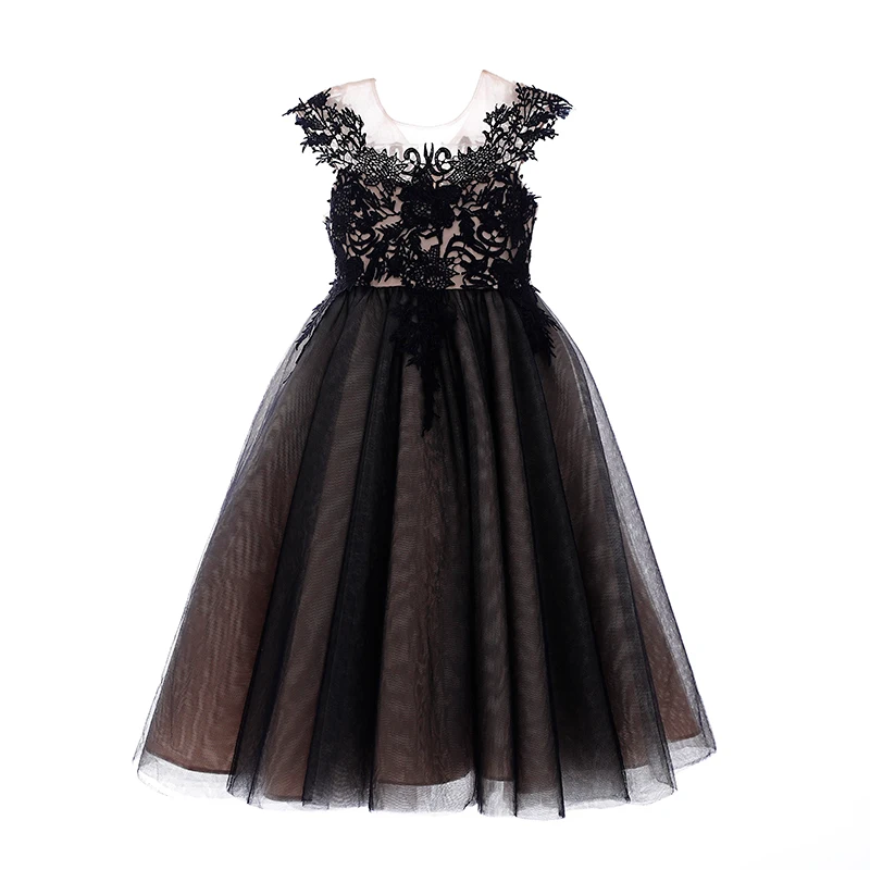 Exquisite Kids Girls Princess Baptism Birthday Dress Teenage Flower Fashion Fancy Elegant Long Wedding Gowns Children Clothing | Детская