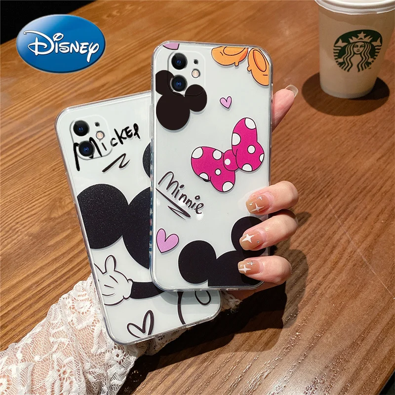 

Чехол для телефона Disney для IPhone 11/12Pro, чехол с изображением Микки Мауса и Минни