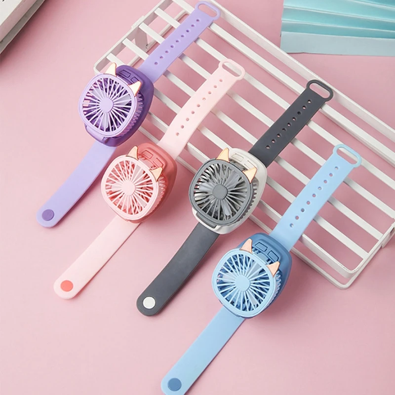 

1 комплект, усовершенствованный портативный Настольный вентилятор в форме котенка с подсветильник кой и зарядкой от USB