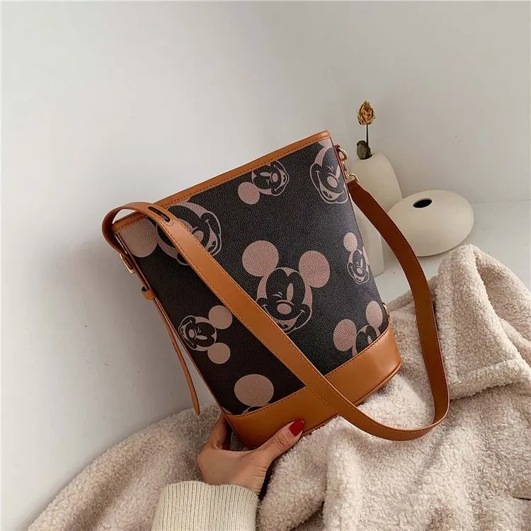 Disney Микки Маус женские сумка с милым рисунком Минни Сумка через плечо мешок