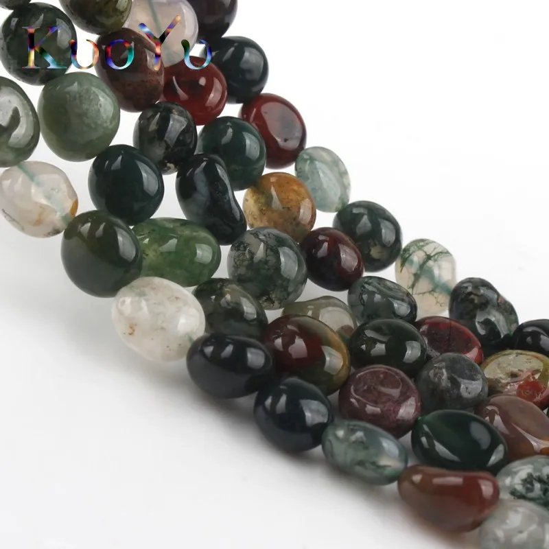 5-7 мм естественный неправильной формы индийские Агаты оникс бусины драгоценный