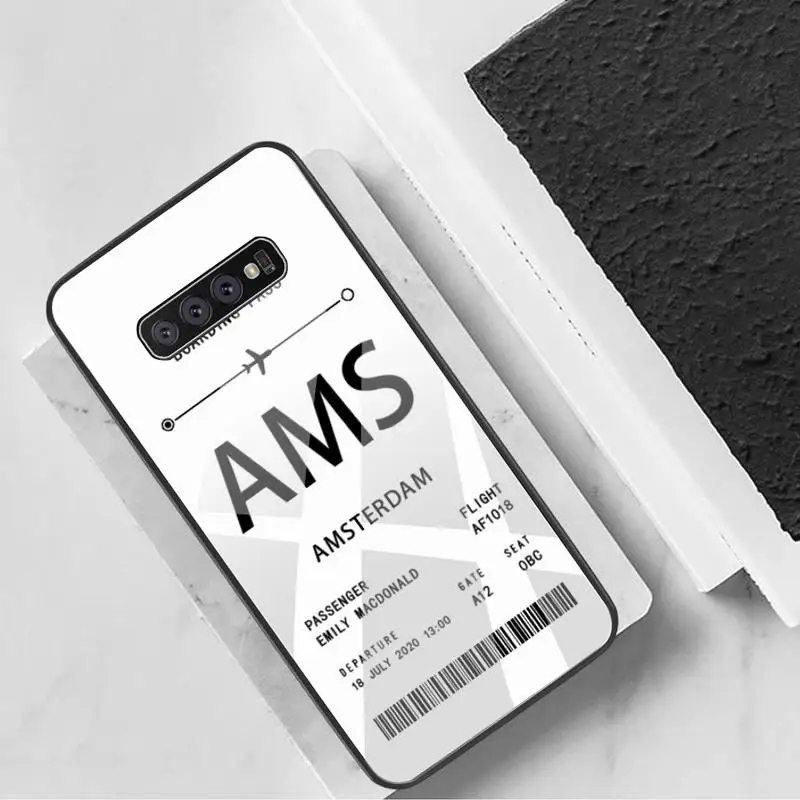 Чехол-накладка для Samsung S20 Plus S7 S8 S9 S10 Note 8 9 10 закаленное стекло | Мобильные телефоны