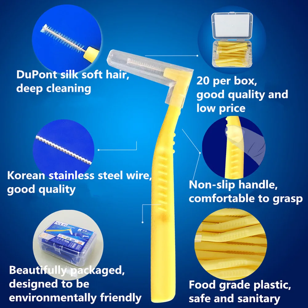 

Tooth Floss Oral Hygiene Dental Floss Soft Plastic Interdental Brush Toothpick Healthy For Teeth Cleaning Oral Care L Type