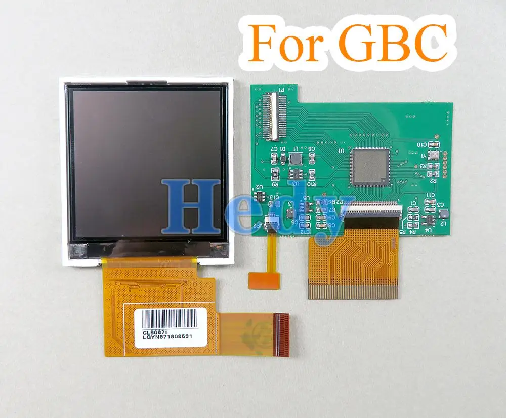 Комплект для модификации ЖК экрана Nintendo GBC с высокой освещенностью штепсельная