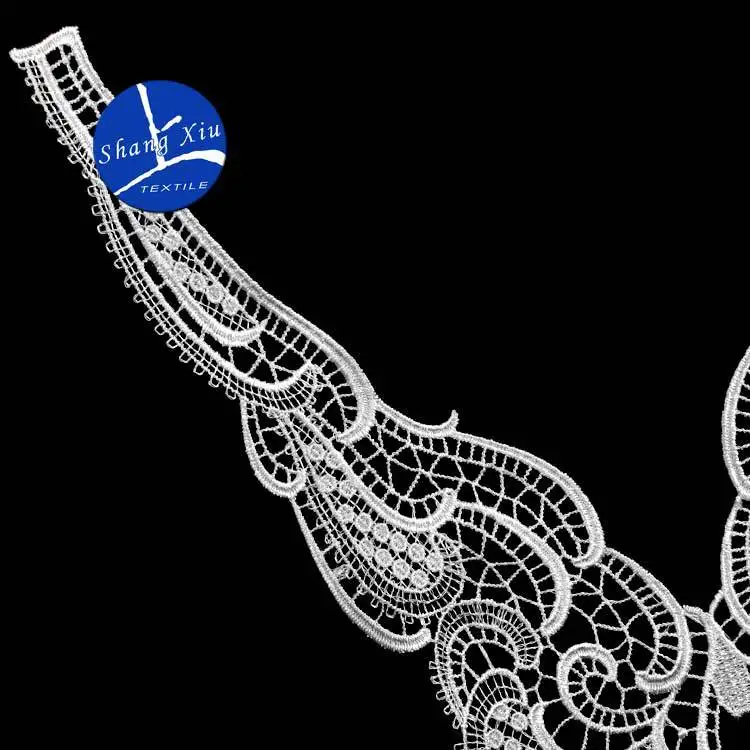 Вышивка с круглой горловиной для творчества искусственные Съемная воротники