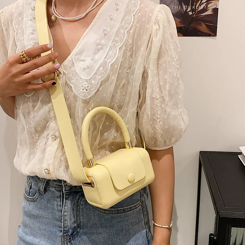 

Портативная маленькая квадратная сумка Tao Bao в Корейском стиле, сумка-мессенджер карамельных цветов на одно плечо, роскошные сумки