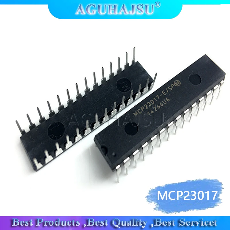 1 шт./лот 16 битный расширитель I/O MCP23017 DIP28 с интерфейсом I2C IC новинка|Интегральные