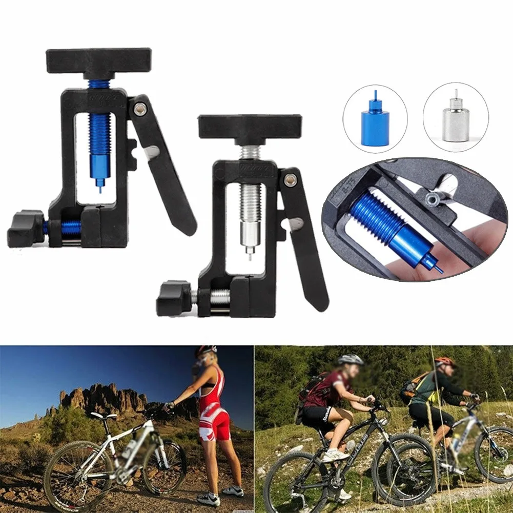 

2 In 1 Bicycle Insertion Tool Brake Hydraulic Hose Needle Driver Oil Press Fit Tool For Bike Shimanos SRAM AVID Magura Formula