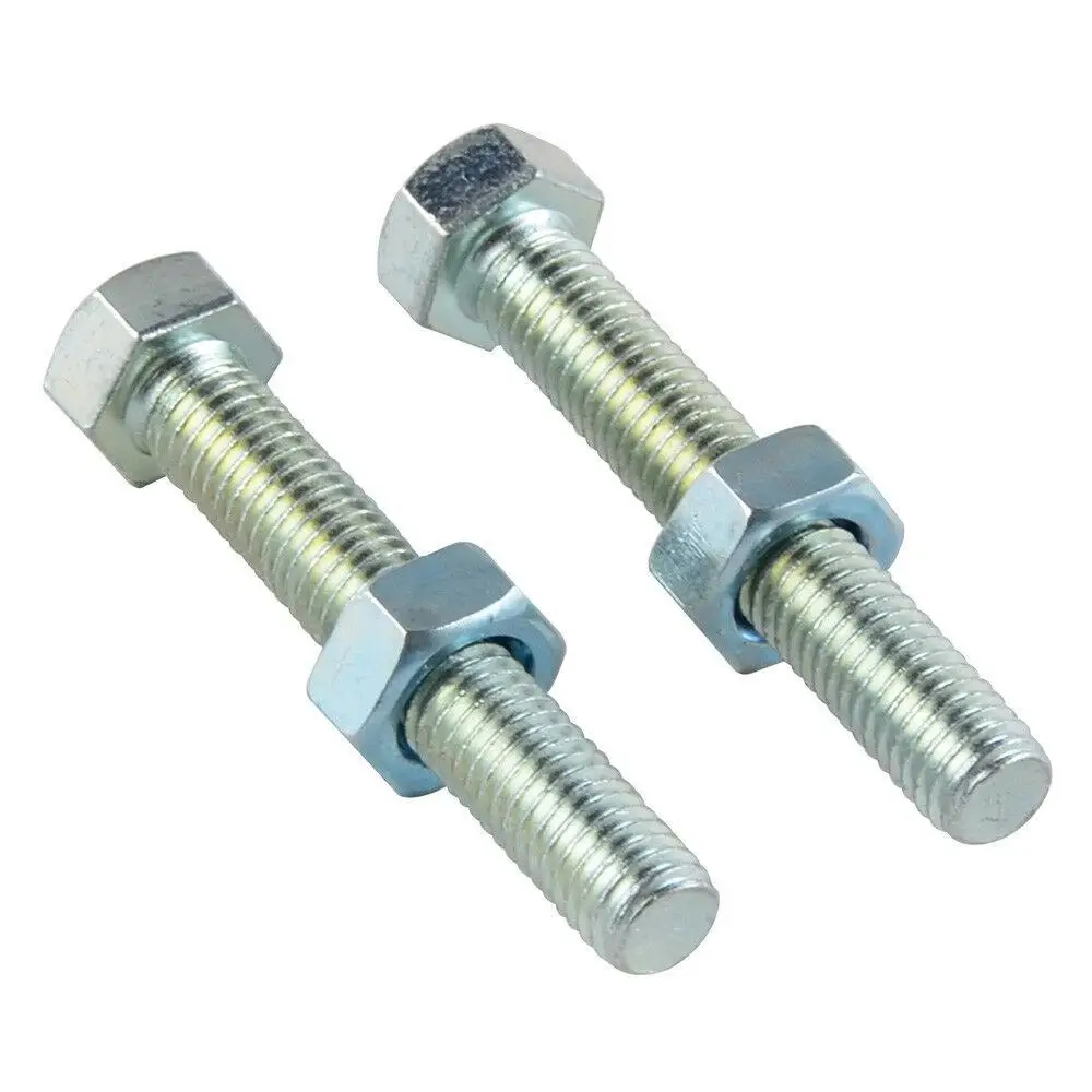 1 пара Болтов регулировки задней цепи M8x50 для Kawasaki KX KX85 01-18 KX125 KX250 1988-2008 болты