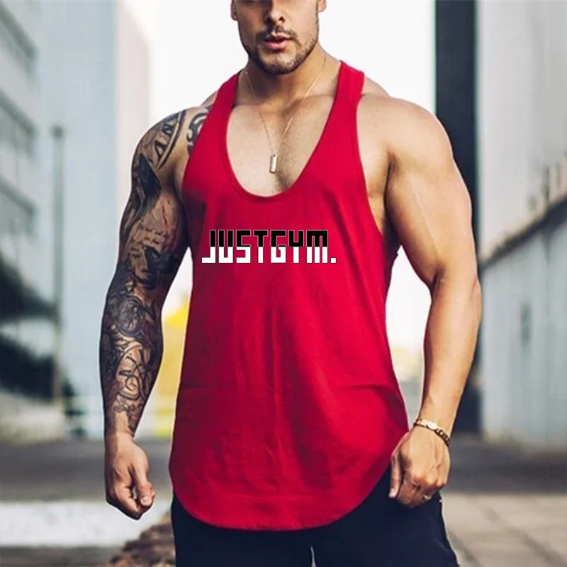 Новые мужские шорты для тренажерного зала фитнес-майка свободного покроя