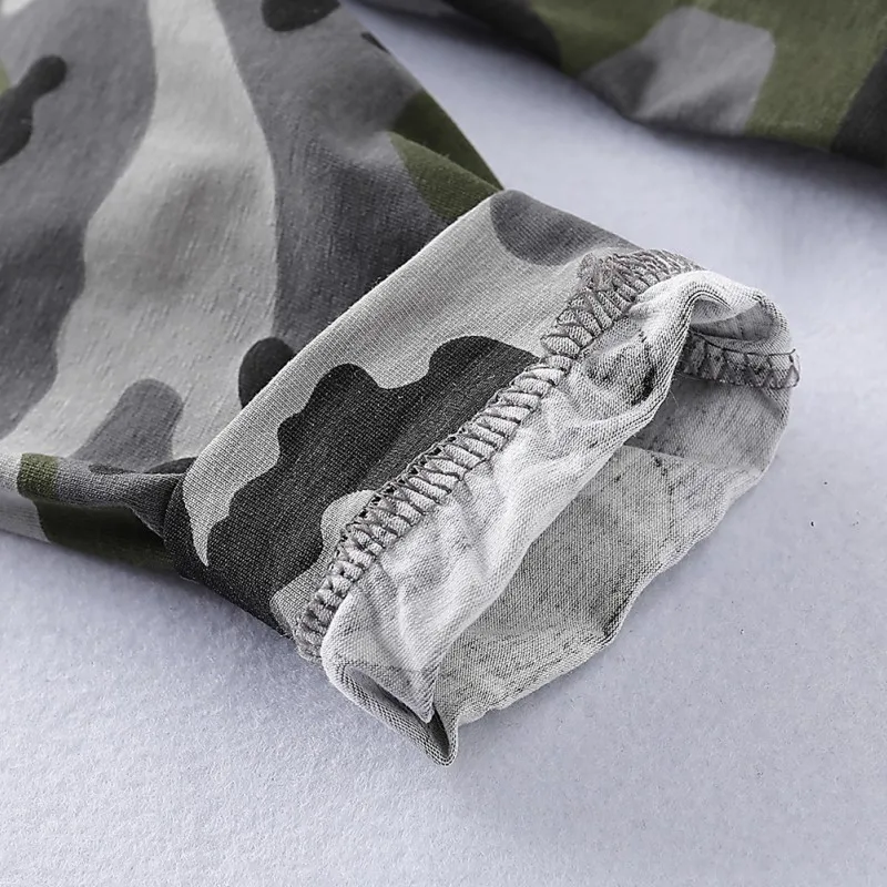 Одежда для малышей мальчиков и девочек модная футболка с принтом + штаны шапка 3