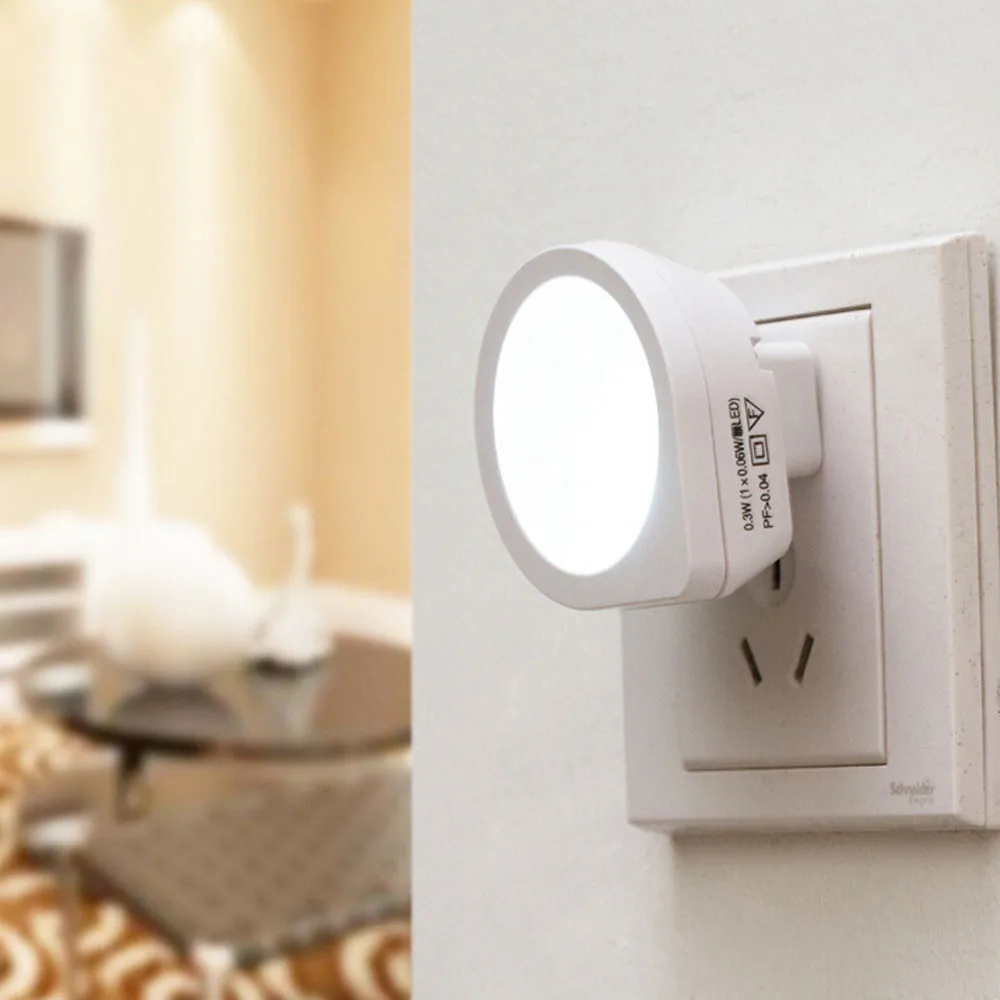 Автоматический светодиодный энергосберегающий Ночной светильник настенный с