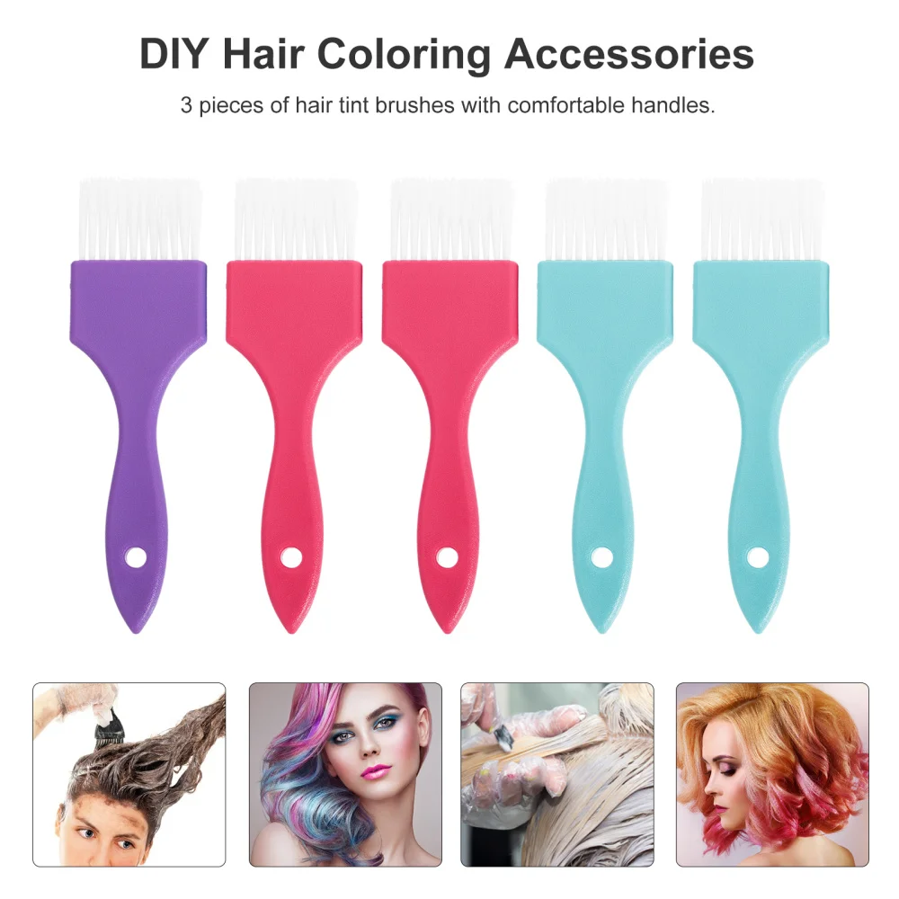 

5pcs DIY Hair Coloring Brushes Hair Tinting Tool Hair Caring Hair Dyeing Brushes