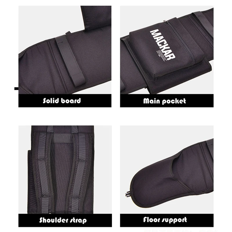 

MACKAR POPULAR SIMPLE Skateboard Backpack Adjustable Double Shoulder Surfing Bag Backpack Skating Accessories Durable Long Board
