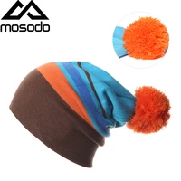 outdoor winter warm knitted hat for woman men bonnet hat unisex beanies soft korean cap skating cap casual hat for adult