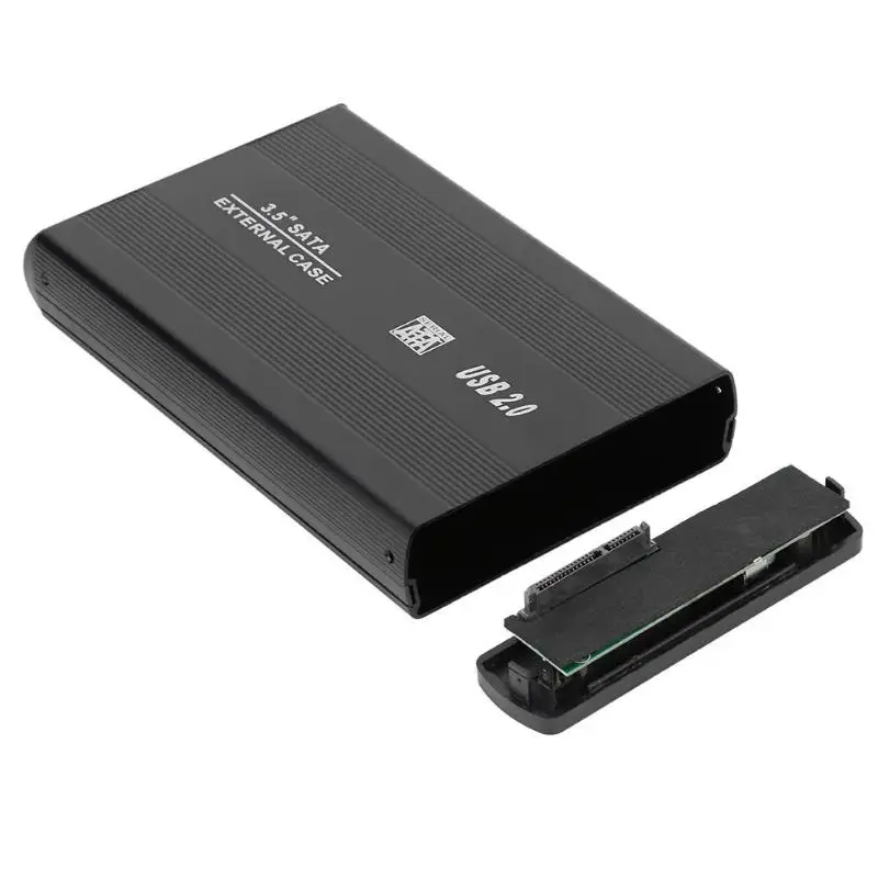3 5 дюйма USB 2 0 к SATA порт SSD корпус жесткого диска 480 Мбит/с HDD чехол внешний твердотельный жесткий диск