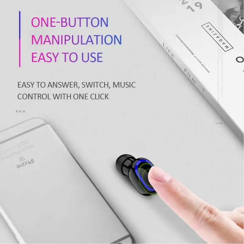Беспроводные мини-наушники Bluetooth 5 0 спортивные стереонаушники бизнес-наушники